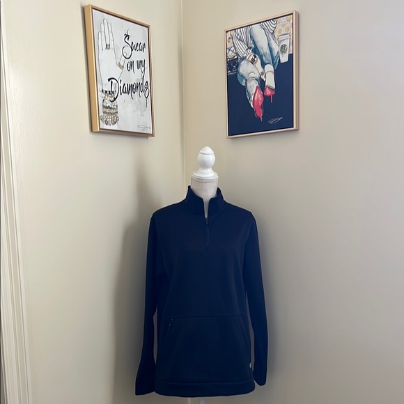 Solaris Pullover Black Zip Up Sweater - Picture 1 of 14